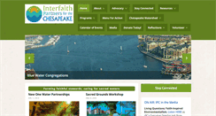 Desktop Screenshot of interfaithchesapeake.org