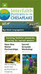 Mobile Screenshot of interfaithchesapeake.org